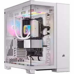 Corsair iCUE LINK 6500X RGB, Midi Tower, PC, Blanc, ATX, 120,140,240,280,360 mm, 2.5,3.5"
