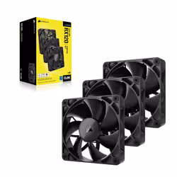 Corsair iCUE LINK RX120 Boitier PC Ventilateur 12 cm Noir 3 pièce(s)