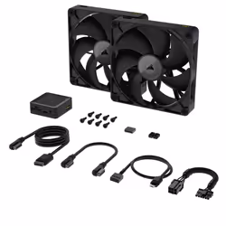 Corsair iCUE LINK RX140 Boitier PC Ventilateur 14 cm Noir 2 pièce(s)