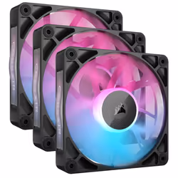 Corsair iCUE LINK RX120 RGB, Ventilateur, 12 cm, 400 tr/min, 2100 tr/min, 36 dB, 73,5 cfm