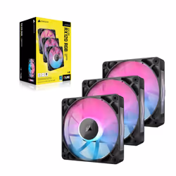 Corsair iCUE LINK RX120 RGB Boitier PC Ventilateur 12 cm Noir 3 pièce(s)