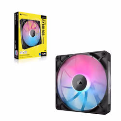 Corsair iCUE LINK RX140 RGB Boitier PC Ventilateur 14 cm Noir 1 pièce(s)