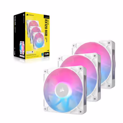 Corsair iCUE LINK RX120 RGB Boitier PC Ventilateur 12 cm Blanc 3 pièce(s)