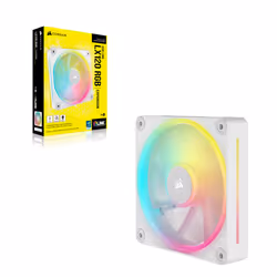 Corsair iCUE LINK LX120 RGB Boitier PC Ventilateur 12 cm Blanc 1 pièce(s) - Vue supplémentaire 5