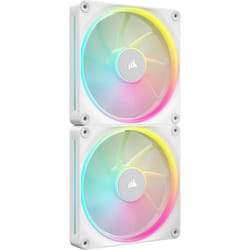 Corsair CO-9051032-WW système de refroidissement d’ordinateur Boitier PC Ventilateur 14 cm Blanc 2 pièce(s)