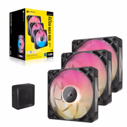 Corsair iCUE LINK RX120 MAX RGB Boitier PC Ventilateur 12 cm Noir 3 pièce(s) - Vue supplémentaire 4