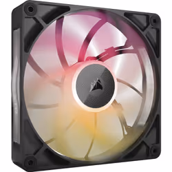 Corsair iCUE LINK RX140 MAX RGB, Ventilateur, 14 cm, 300 tr/min, 1600 tr/min, 10 dB, Noir