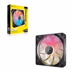 Corsair iCUE LINK RX140 MAX RGB Boitier PC Ventilateur 14 cm Noir 1 pièce(s) - Vue supplémentaire 4
