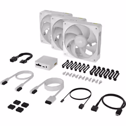 Corsair iCUE LINK RX120 MAX RGB Boitier PC Ventilateur 12 cm Blanc 3 pièce(s)