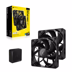 Corsair iCUE LINK RX140 MAX Boitier PC Ventilateur 14 cm Noir 2 pièce(s)