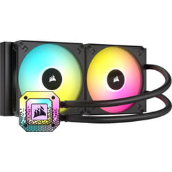 Corsair CW-9060069-WW système de refroidissement d’ordinateur Processeur Refroidisseur de liquide tout-en-un 14 cm Noir 1 pièce(s)
