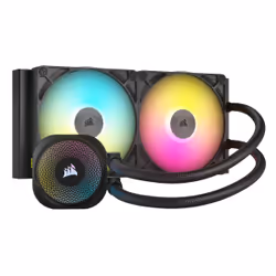 Corsair iCUE LINK TITAN RX RGB, Refroidisseur de liquide tout-en-un, 14 cm, 300 tr/min, 1700 tr/min, 94,7 cfm, Noir