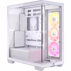 Corsair 3500X ARGB, Midi Tower, PC, Blanc, EATX, Jouer, Multi