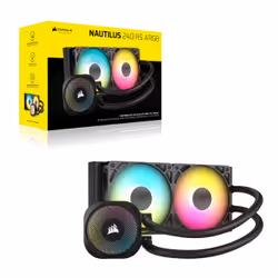 Corsair NAUTILUS 240 RS ARGB Liquid Processeur Refroidisseur d'air Noir 1 pièce(s)