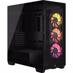 Corsair iCUE LINK 3500X RGB, Midi Tower, PC, Noir, EATX, Jouer, Multi