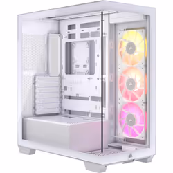 Corsair iCUE LINK 3500X RGB, Midi Tower, PC, Blanc, EATX, Jouer, Multi