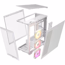 Corsair iCUE LINK 3500X RGB Midi Tower Blanc - Vue supplémentaire 6