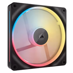 Corsair iCUE LINK LX140-R RGB, Ventilateur, 14 cm, 2000 tr/min, Noir