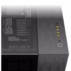 Corsair CC-9011283-WW unité centrale Midi Tower Aluminium, Noir