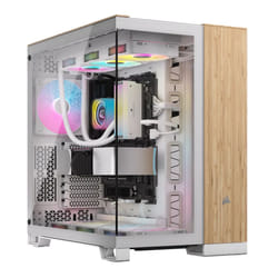 Corsair CC-9011284-WW unité centrale Midi Tower Bambou, Blanc
