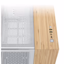 Corsair CC-9011288-WW unité centrale Micro-ATX Bambou, Blanc