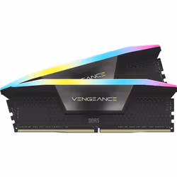 Corsair Vengeance 32GB (2K) DDR5 5200MHz RGB B, 32 Go, 2 x 16 Go, DDR5, 5200 MHz, 288-pin DIMM, Noir