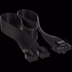 Corsair CP-8920284, 12VHPWR, Droit, Droit, Noir, 1 pièce(s)