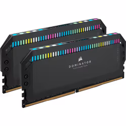Corsair Dominator CMT64GX5M2B5600C40, 64 Go, 2 x 32 Go, DDR5, 5600 MHz, 288-pin DIMM, Noir