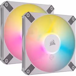 Corsair AF120 RGB Slim, Ventilateur, 12 cm, 600 tr/min, 2000 tr/min, 27,5 dB, 56,3 cfm