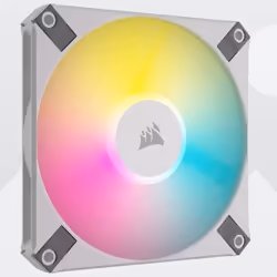 Corsair AF120 RGB Slim Boitier PC Ventilateur 12 cm Blanc 2 pièce(s) - Vue supplémentaire 4