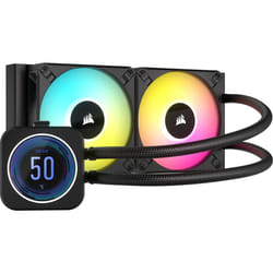 Corsair CW-9060074-WW système de refroidissement d’ordinateur Processeur Refroidisseur de liquide tout-en-un 12 cm Noir 1 pièce(s)