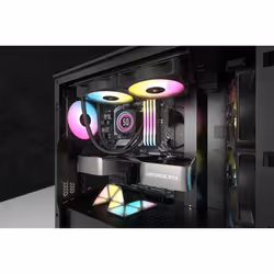 Corsair CW-9060074-WW système de refroidissement d'ordinateur Processeur Refroidisseur de liquide tout-en-un 12 cm Noir 1 pièce(s) - Vue supplémentaire 4