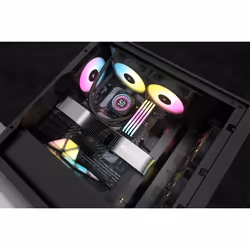 Corsair CW-9060074-WW système de refroidissement d'ordinateur Processeur Refroidisseur de liquide tout-en-un 12 cm Noir 1 pièce(s) - Vue supplémentaire 5
