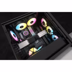 Corsair CW-9060074-WW système de refroidissement d'ordinateur Processeur Refroidisseur de liquide tout-en-un 12 cm Noir 1 pièce(s) - Vue supplémentaire 6