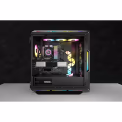 Corsair CW-9060075-WW système de refroidissement d’ordinateur Processeur Refroidisseur de liquide tout-en-un 12 cm Noir 1 pièce(s)