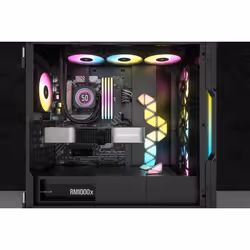 Corsair CW-9060075-WW système de refroidissement d’ordinateur Processeur Refroidisseur de liquide tout-en-un 12 cm Noir 1 pièce(s)