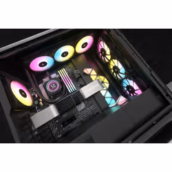 Corsair CW-9060075-WW système de refroidissement d'ordinateur Processeur Refroidisseur de liquide tout-en-un 12 cm Noir 1 pièce(s) - Vue supplémentaire 6