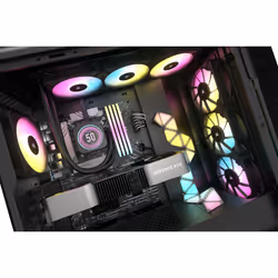 Corsair CW-9060075-WW système de refroidissement d'ordinateur Processeur Refroidisseur de liquide tout-en-un 12 cm Noir 1 pièce(s) - Vue supplémentaire 7
