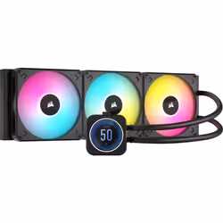 Corsair CW-9060076-WW, Refroidisseur hybride, 14 cm, 500 tr/min, 1700 tr/min, 33,8 dB, 89 cfm