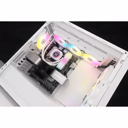 Corsair CW-9060077-WW système de refroidissement d'ordinateur Processeur Refroidisseur de liquide tout-en-un 12 cm Blanc 1 pièce(s) - Vue supplémentaire 5
