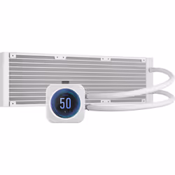 Corsair CW-9060077-WW système de refroidissement d'ordinateur Processeur Refroidisseur de liquide tout-en-un 12 cm Blanc 1 pièce(s) - Vue supplémentaire 8