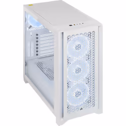 Corsair iCUE 4000D RGB Midi Tower Blanc - Vue supplémentaire 4