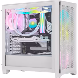 Corsair iCUE 4000D RGB Midi Tower Blanc - Vue supplémentaire 7