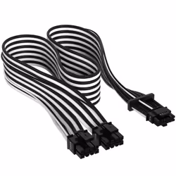 Corsair CP-8920333, 12VHPWR, Droit, Droit, Noir, Blanc, 1 pièce(s)