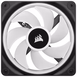 Corsair CO-9051001-WW système de refroidissement d'ordinateur Boitier PC Ventilateur 12 cm Noir, Blanc 1 pièce(s) - Vue supplémentaire 4
