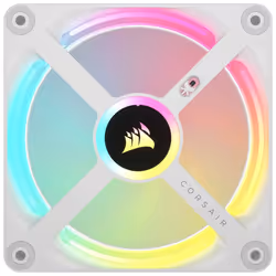 Corsair CO-9051005-WW système de refroidissement d'ordinateur Boitier PC Ventilateur 12 cm Blanc 1 pièce(s) - Vue supplémentaire 4