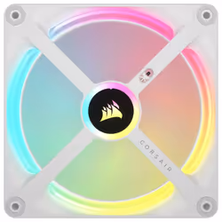Corsair CO-9051008-WW système de refroidissement d’ordinateur Boitier PC Ventilateur 14 cm Blanc 2 pièce(s)