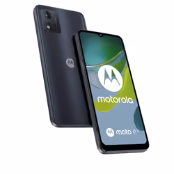 Motorola Moto E PAXT0075ES, 16,5 cm (6.5"), 8 Go, 128 Go, 13 MP, Android 13 Go edition, Noir
