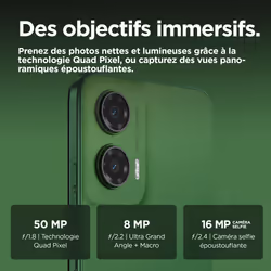 Motorola moto G35 5G 4 Go 128 Go Vert - Vue supplémentaire 6