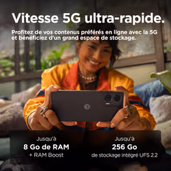 Motorola moto G35 5G 4 Go 128 Go Noir - Vue supplémentaire 4